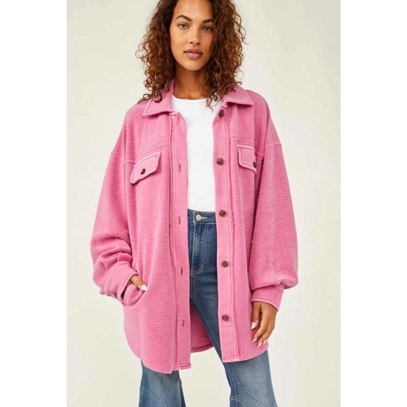 Free People Jackets & Blazers - Free People Ruby Jacket Pink Size Medium